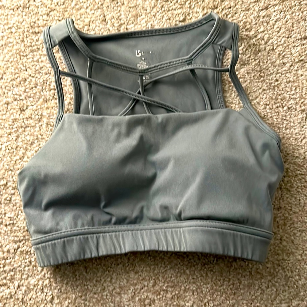 BUFFBUNNY BOTANICAL SPORTS BRA- Agave Green S